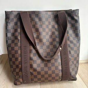 Louis Vuitton Brown Damier Ebene Canvas Shoulder Tote